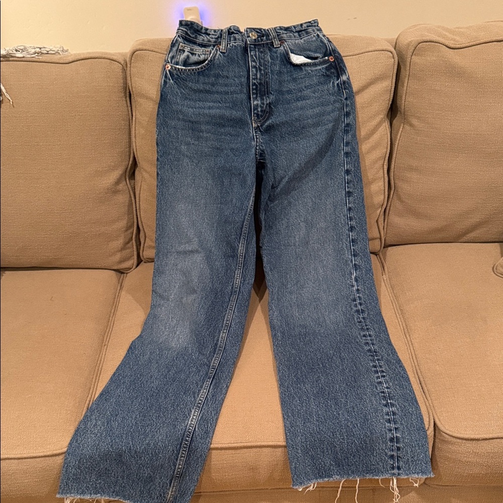Zara Indigo Flare Jeans
